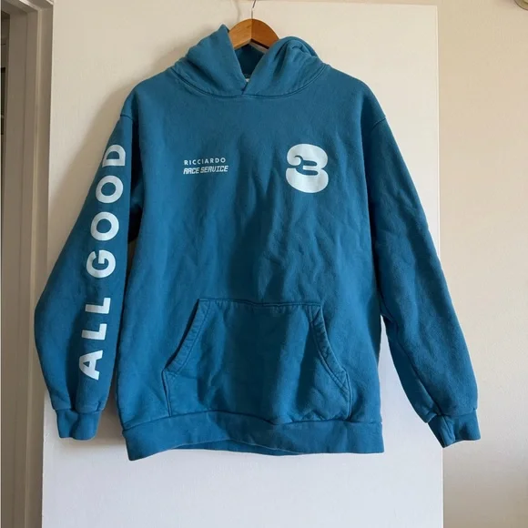 Formula 1 McLaren F1 Daniel Ricciardo RIC3 All Good All Ways Rare Hoodie size M - Picture 1 of 5